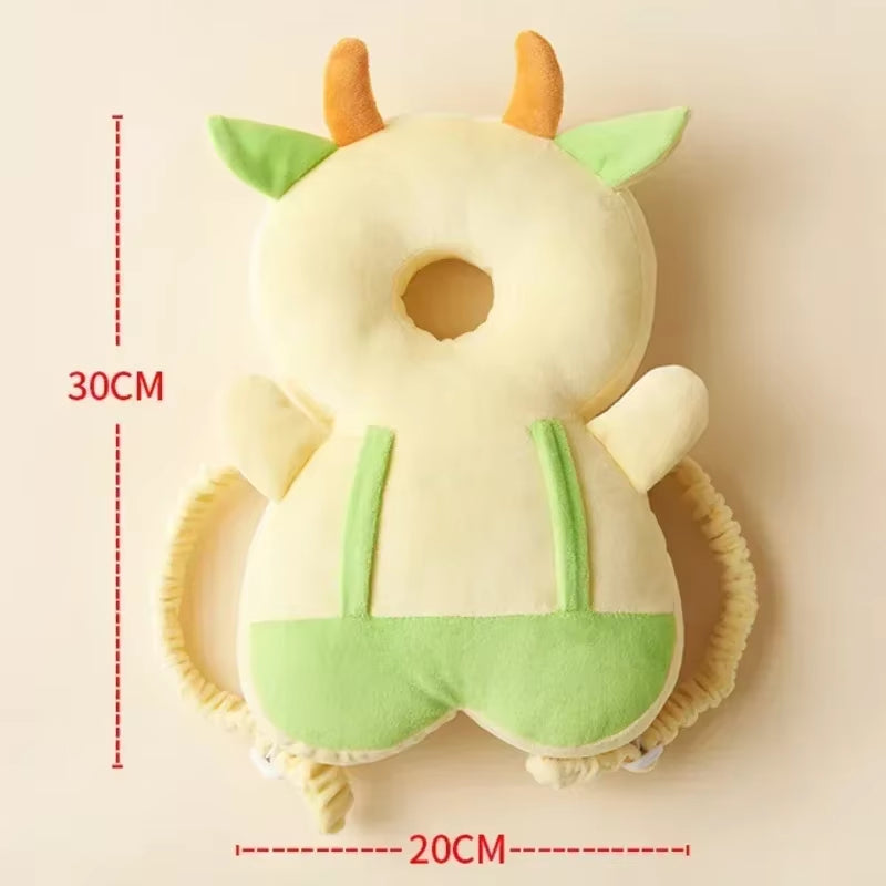 Protect Your Little One with Our Adorable 1-3T Toddler Baby Head Protector Cushion - Angel Bee Cartoon Safety Pad for Head Injury Prevention